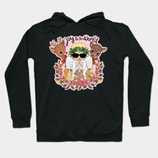 Joy to the World! Christmas Angel. Hoodie